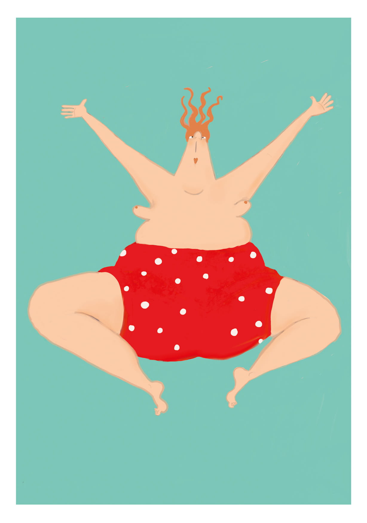 Postkarte - kittiekatstudio - Jump