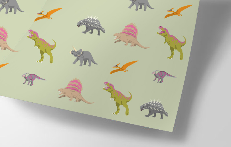 Geschenkpapier - crissXcross - Dinos