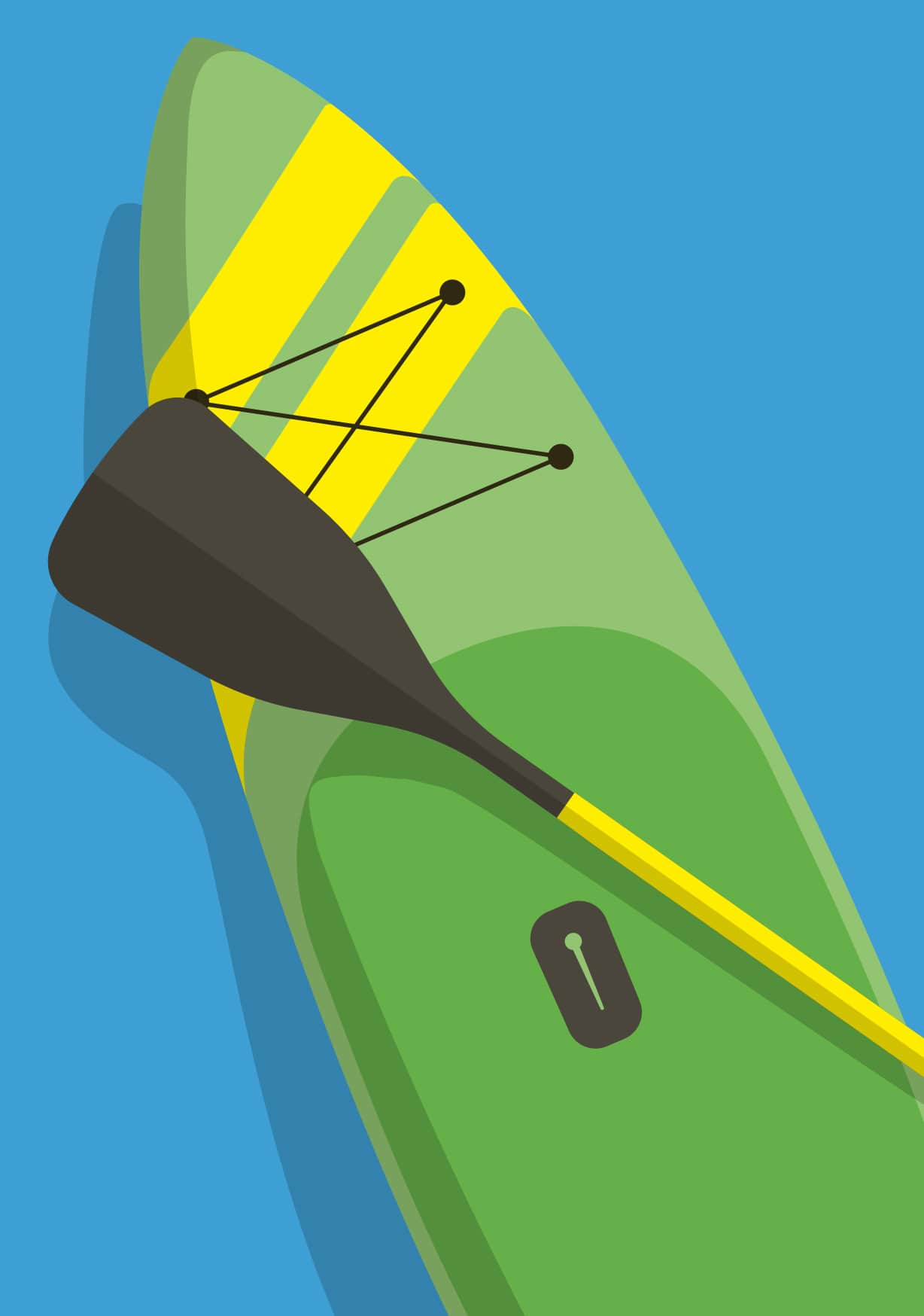 Postkarte - sports - SUP