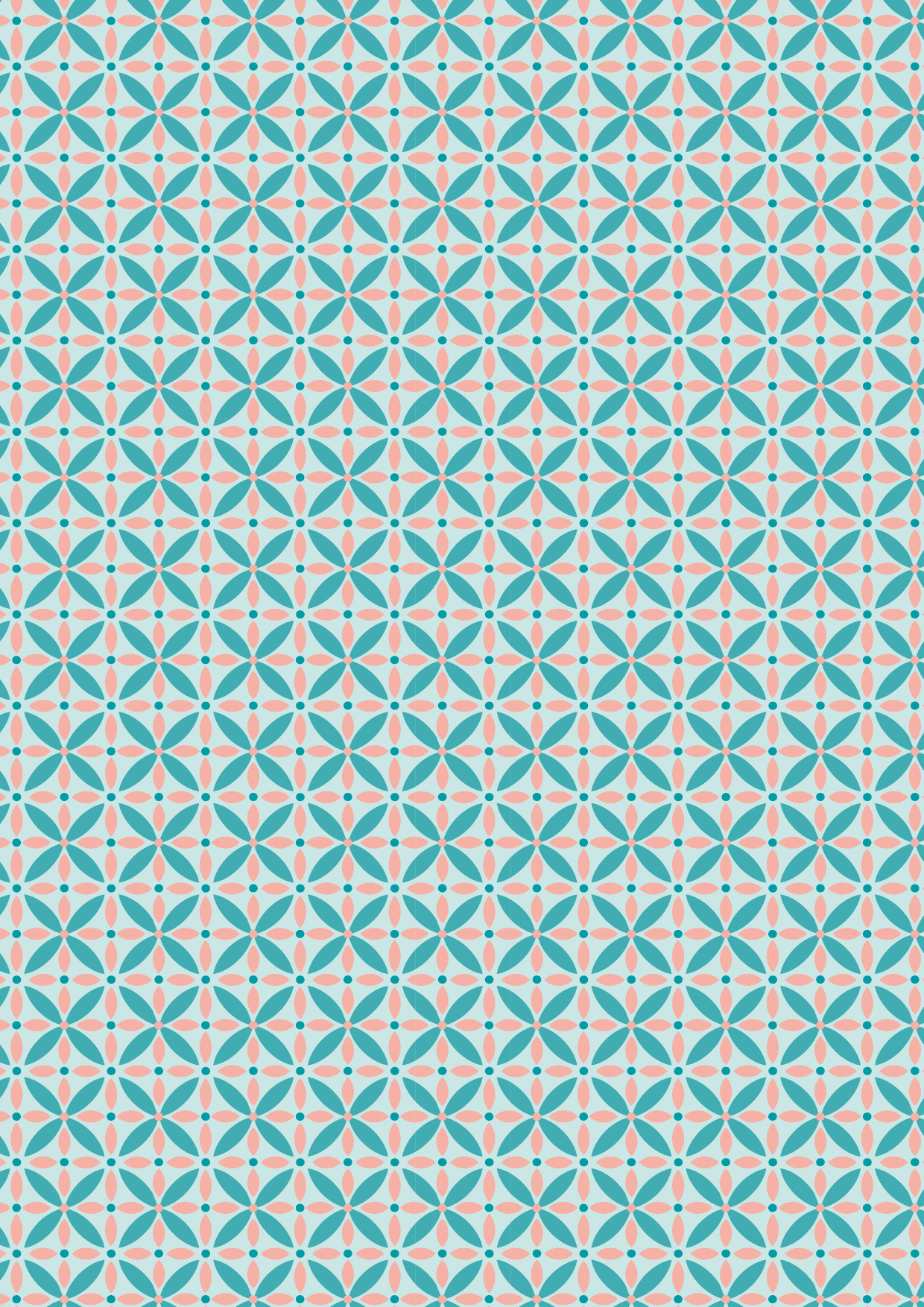 Geschenkpapier - toni starck pattern - Candy Jade