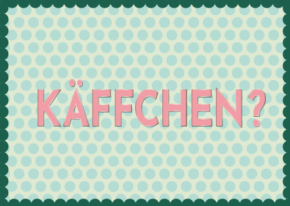 Postkarte - Toni Starck - Käffchen? Postkarte - Toni Starck - Käffchen?