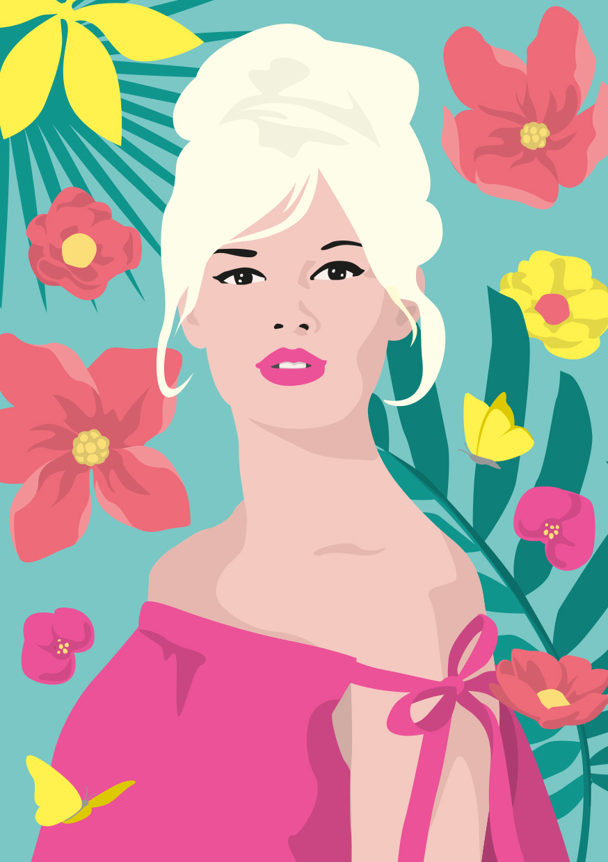 ArtPrint A5 - pop art new generation - French Sexbomb ArtPrint A5 - pop art new generation - French Sexbomb