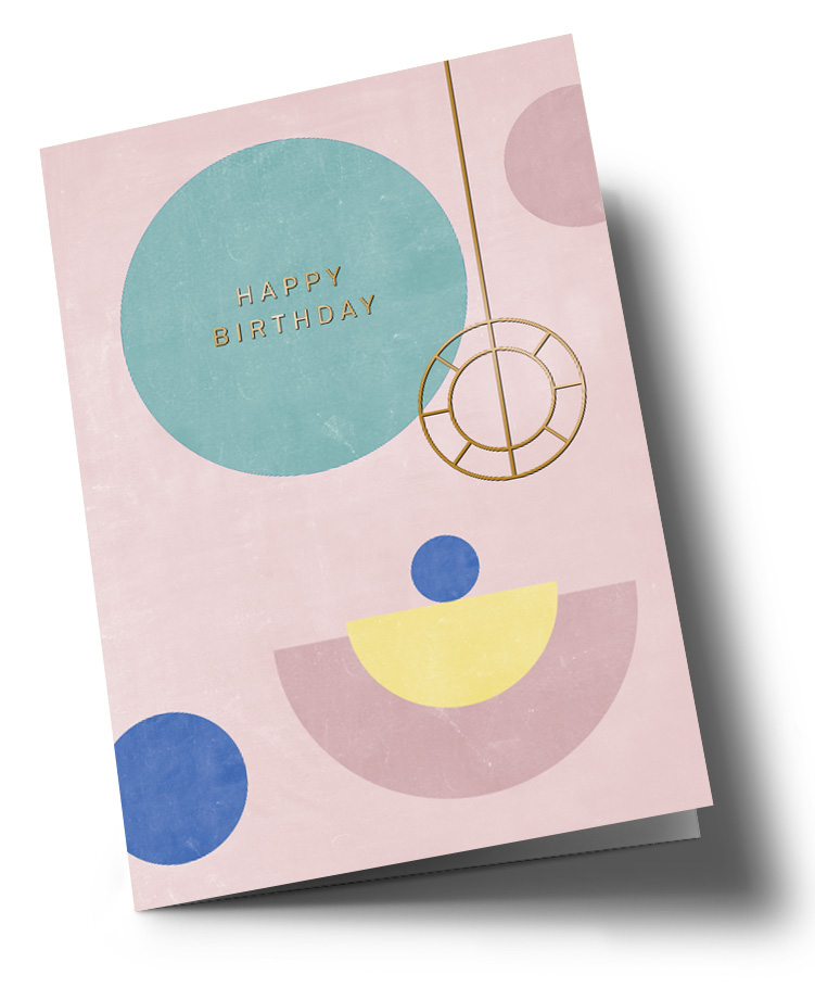 Klappkarte - Designfräulein - Happy Birthday Klappkarte - Designfräulein - Happy Birthday