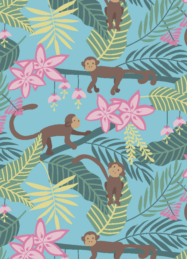 Postkarte - andrea liesert - JUNGLE