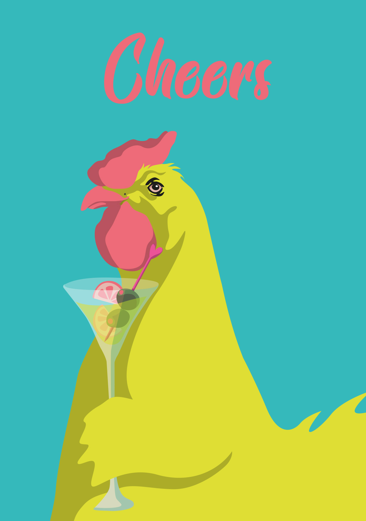 Postkarte - luminous - cheers Postkarte - luminous - cheers