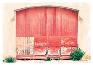 Postkarte - La Card - Barn door