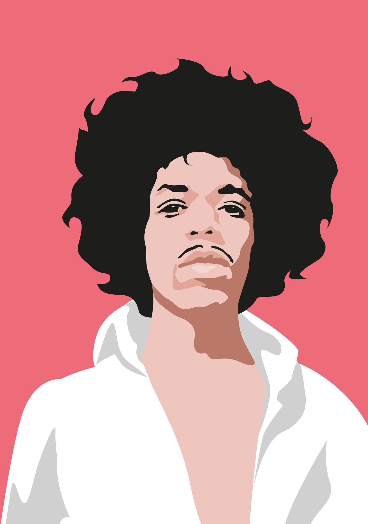 Postkarte - pop art new generation - Amarican star guitarist