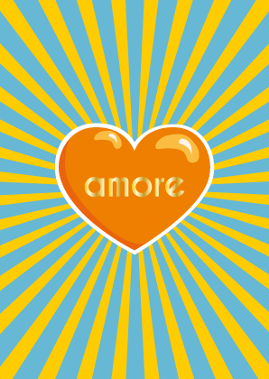Postkarte - Toni Starck - Amore
