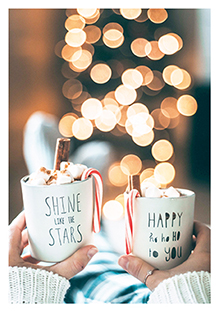 Postkarte - La Card - Shine like the stars Postkarte - La Card - Shine like the stars