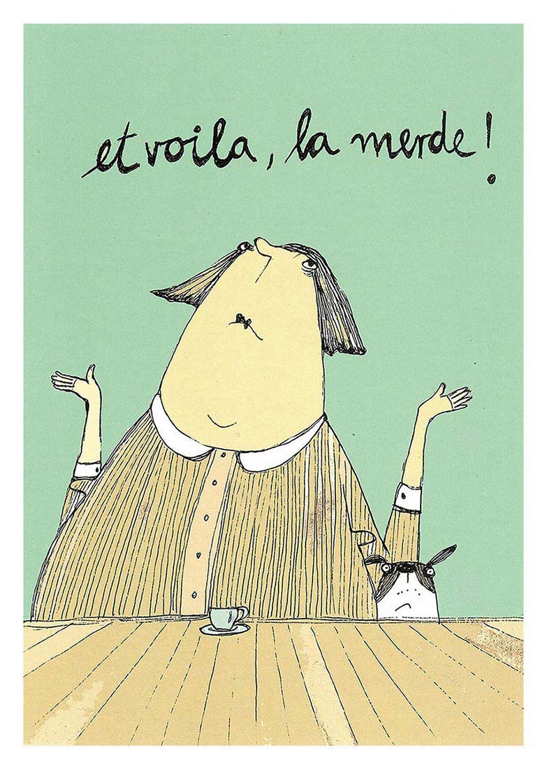 Artprint A3 - kittiekatstudio - la merde