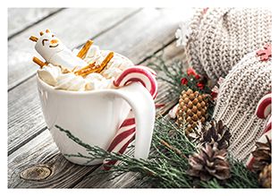 Postkarte - La Card - Marshmallow man