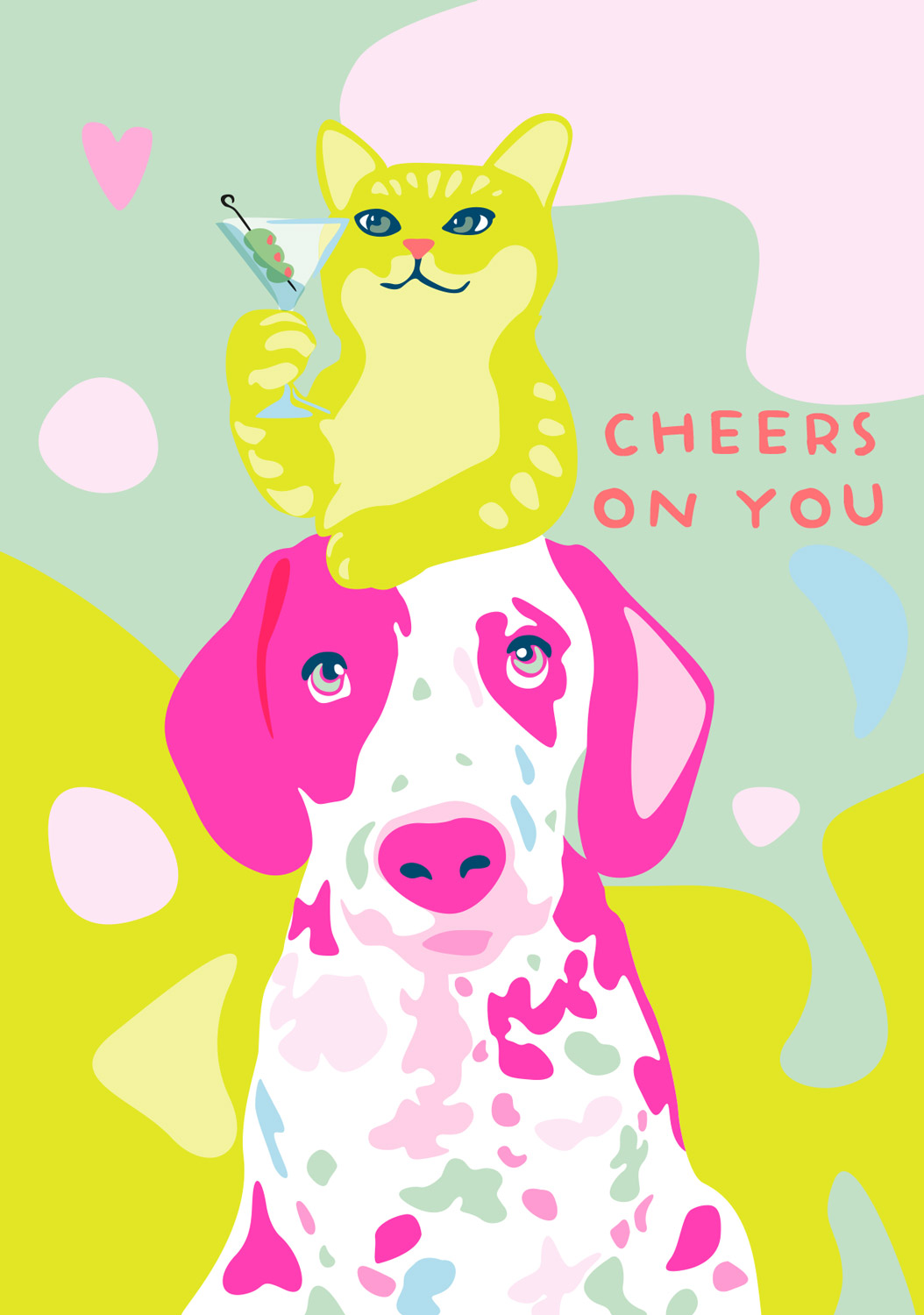 Postkarte - Limoncella - Cheers on you