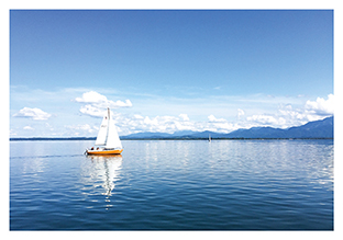 Postkarte - La Card - Sailing ship