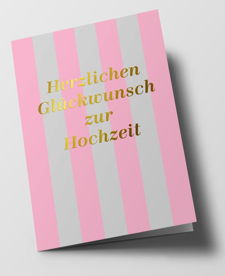 Klappkarte C6 - chelsea - zur Hochzeit