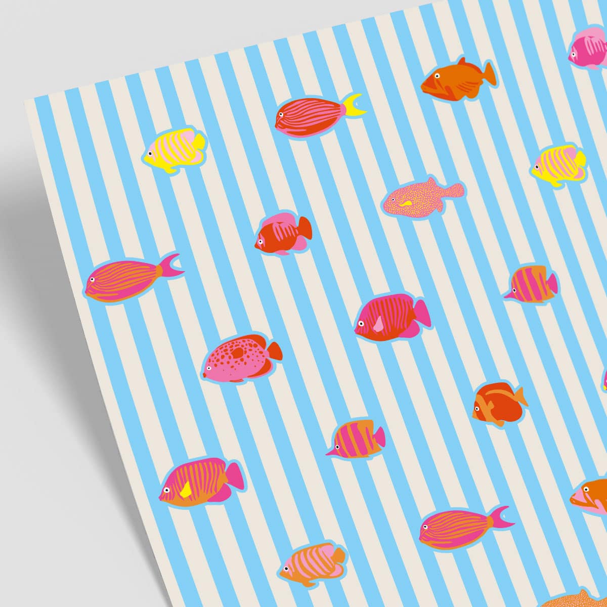 Geschenkpapier - neonstyle - Fische