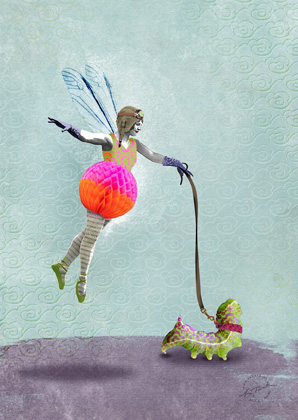 Postkarte - La Tack - raupengassi