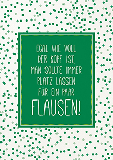 Postkarte - La Card - Flausen
