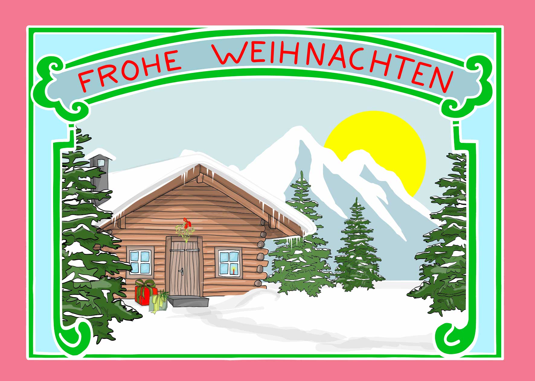 Postkarte - Limo & Mo - Hütte Postkarte - Limo & Mo - Hütte