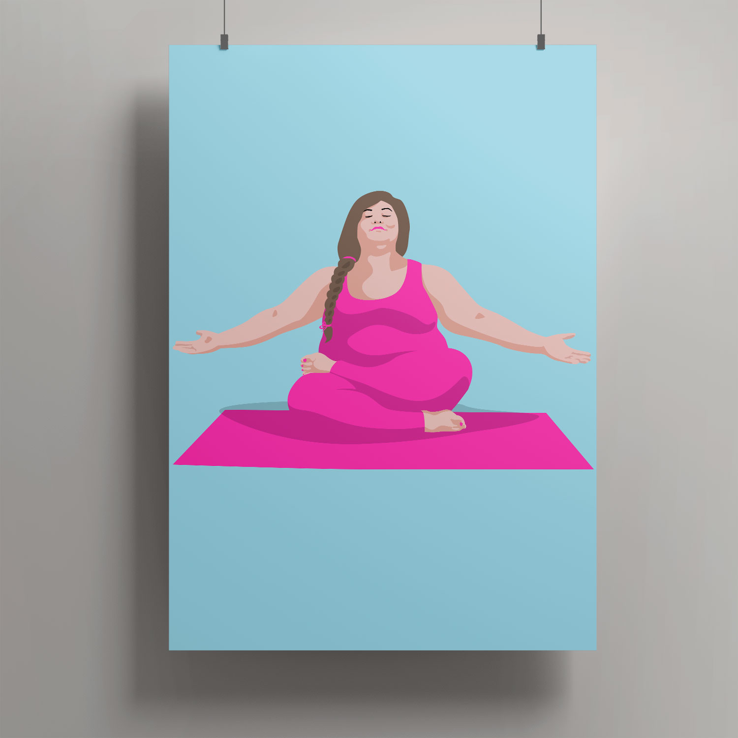 Artprint A3 - Miss Molly om Artprint A3 - Miss Molly om