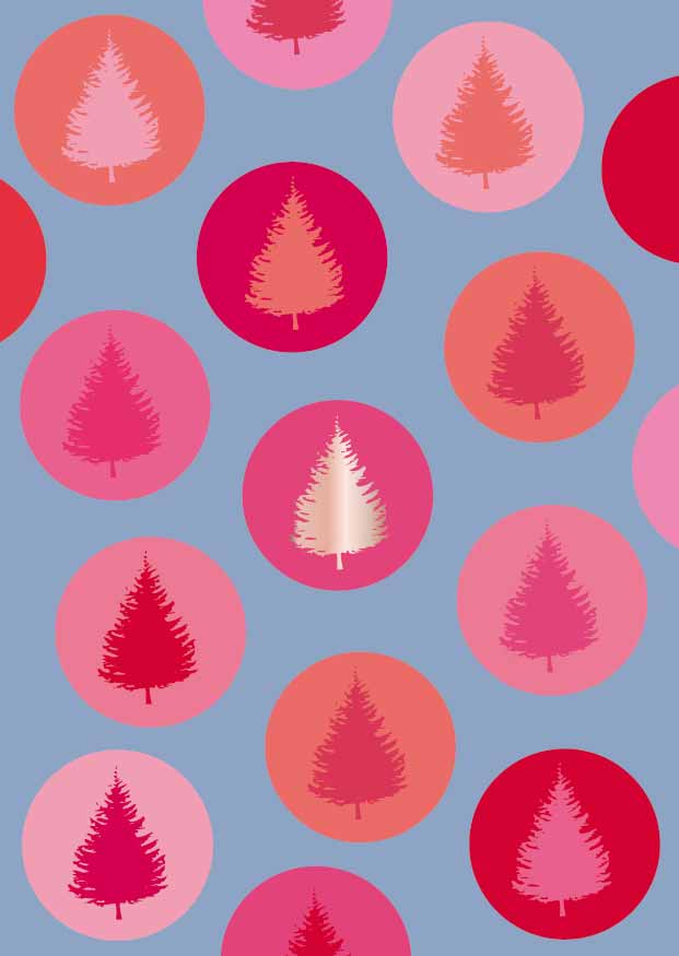 Postkarte - Toni Starck - Tree Dots