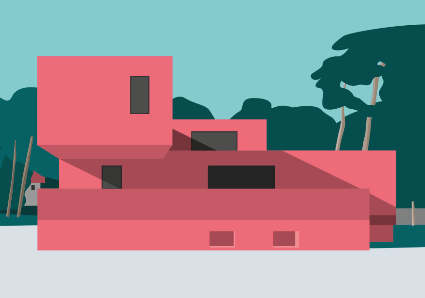 Postkarte - Monuments - Bauhaus Musterhaus in Weimar Postkarte - Monuments - Bauhaus Musterhaus in Weimar