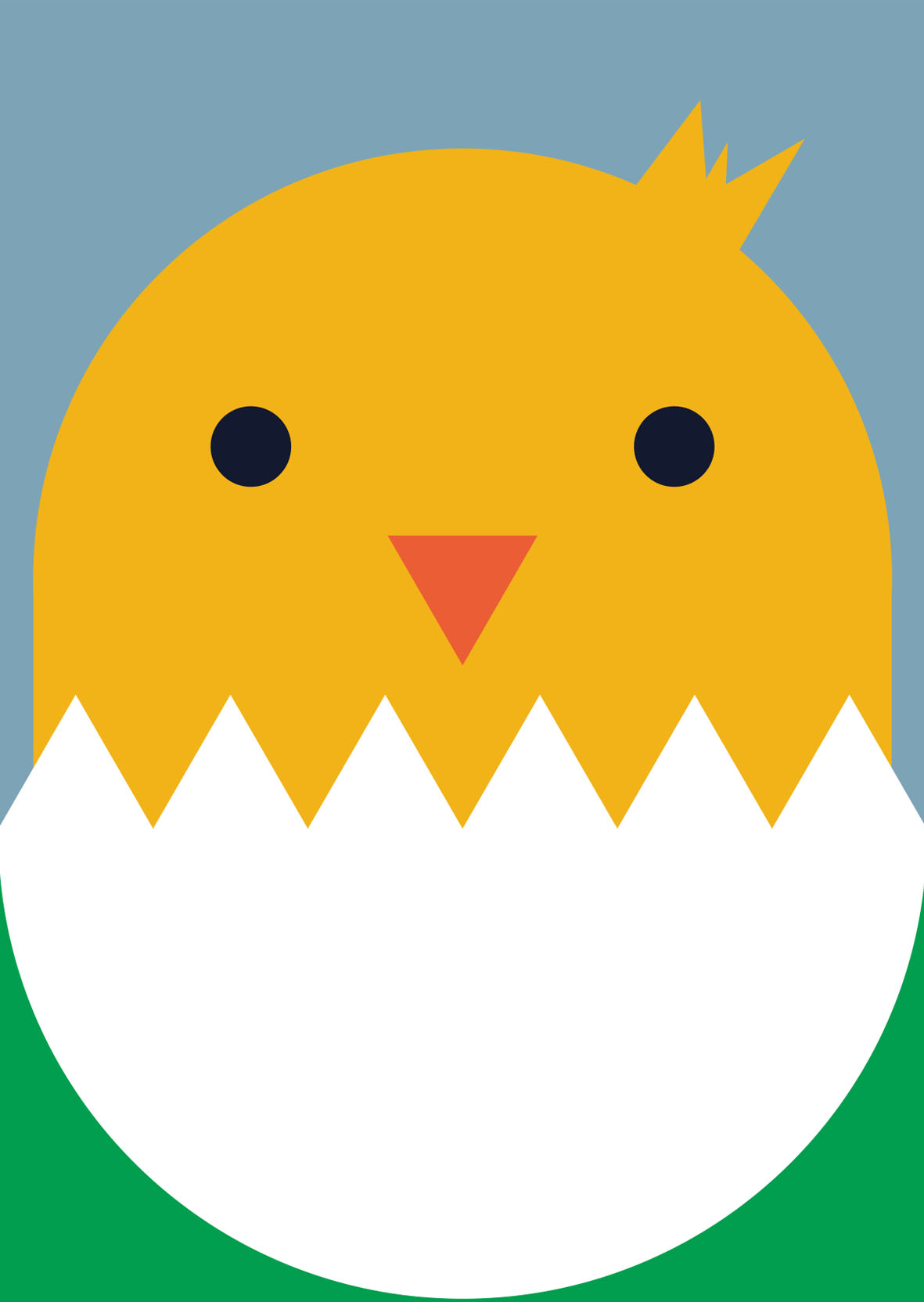 Postkarte - Designfräulein - Funny Faces - Küken Postkarte - Designfräulein - Funny Faces - Küken