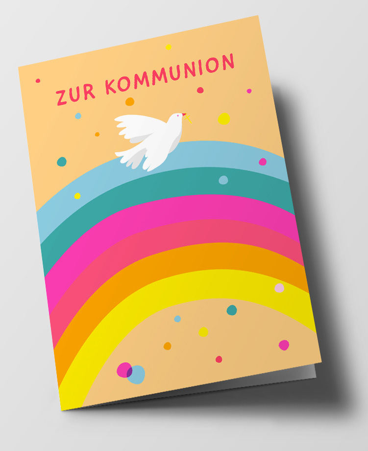 Klappkarte C6 - nola - Zur Kommunion Klappkarte C6 - nola - Zur Kommunion