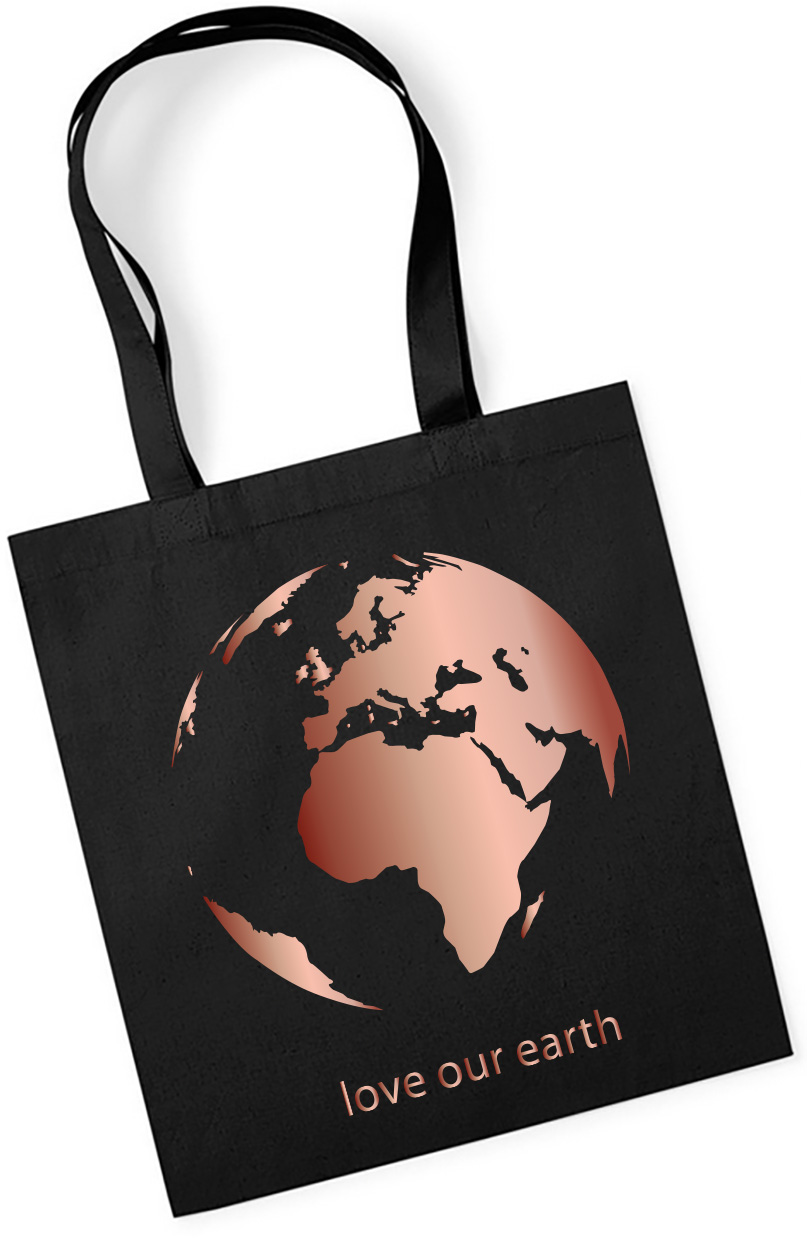 Bio-Baumwolltasche - love our earth Bio-Baumwolltasche - love our earth