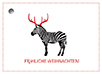 Geschenkanhänger - Zebra