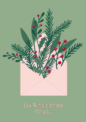 Postkarte - Toni Starck - Xmas Letter