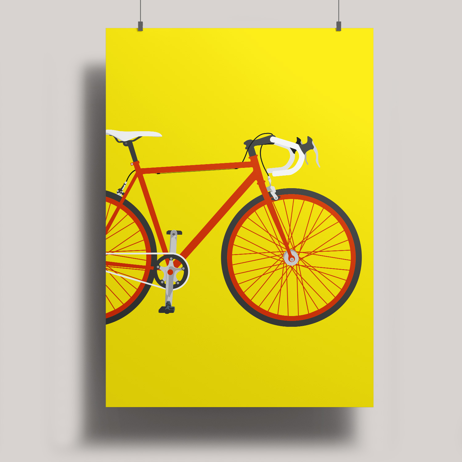 Artprint A3 - Rennrad