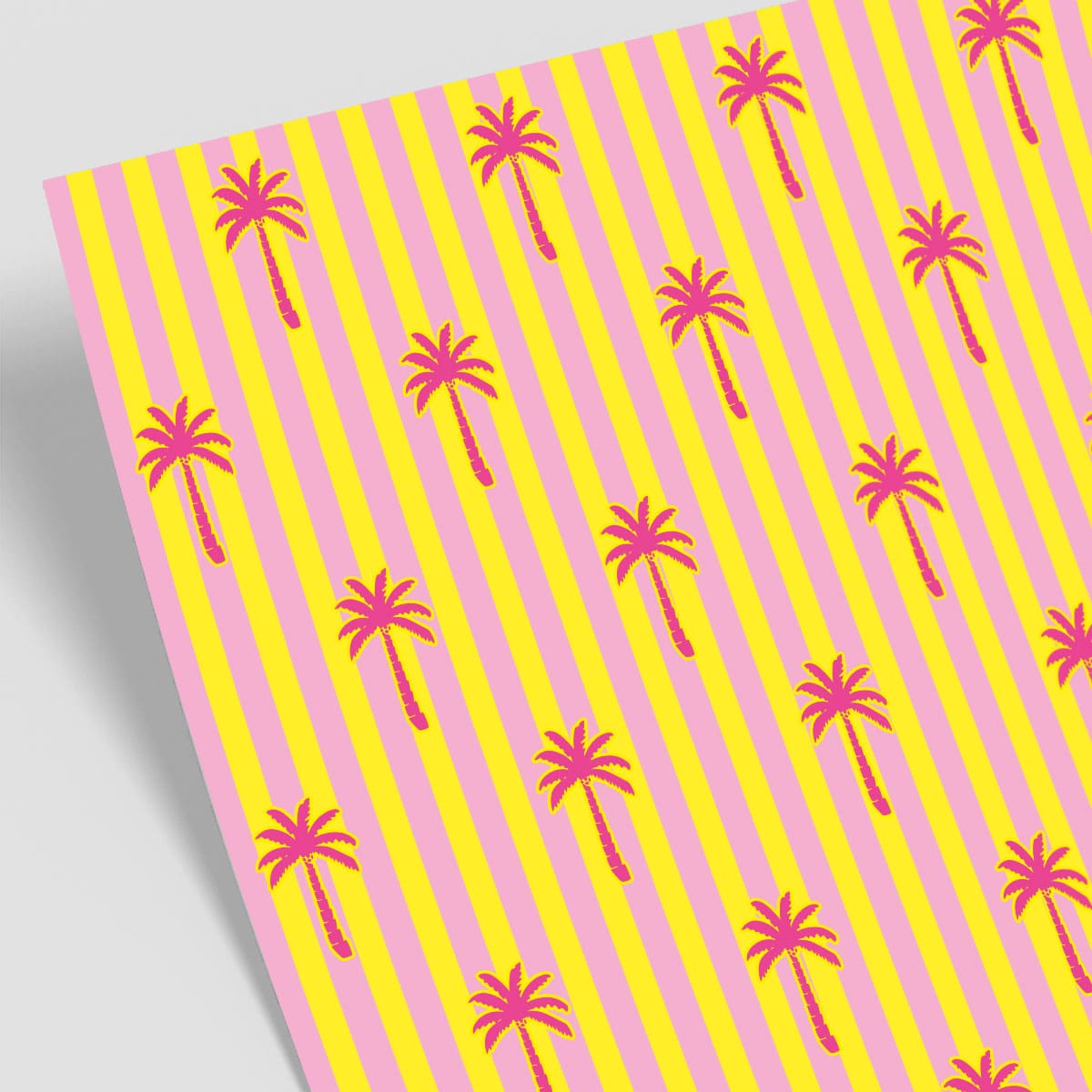 Geschenkpapier - neonstyle - Stripes Palms