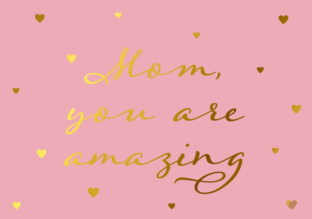 Postkarte - pure - amazing Mum