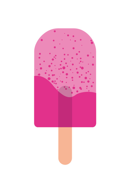 ArtPrint A5 - luminous - iced lolly