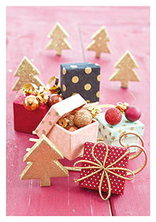 Postkarte - La Card - Pink parcel Postkarte - La Card - Pink parcel