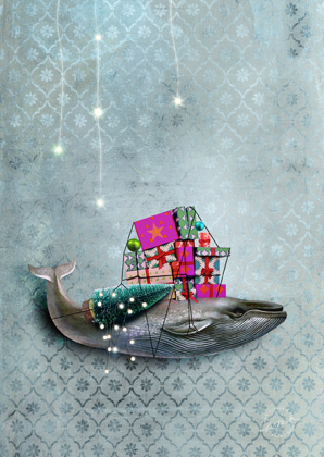 Postkarte - La Tack - xMas-wal
