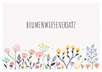 Klappkarte C6 - La Card - Blumenwiesenersatz