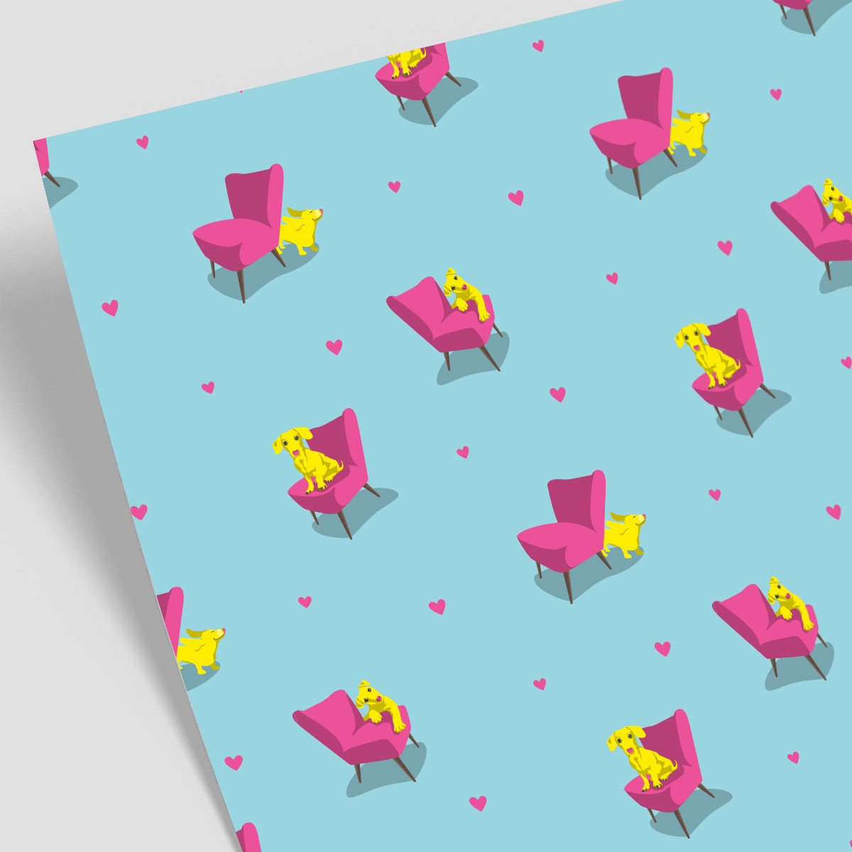 *Geschenkpapier - Crossover - Dachshund