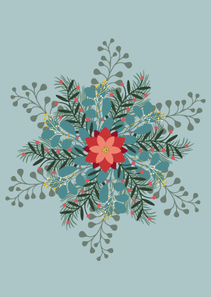 Postkarte - Toni Starck - Flower flake
