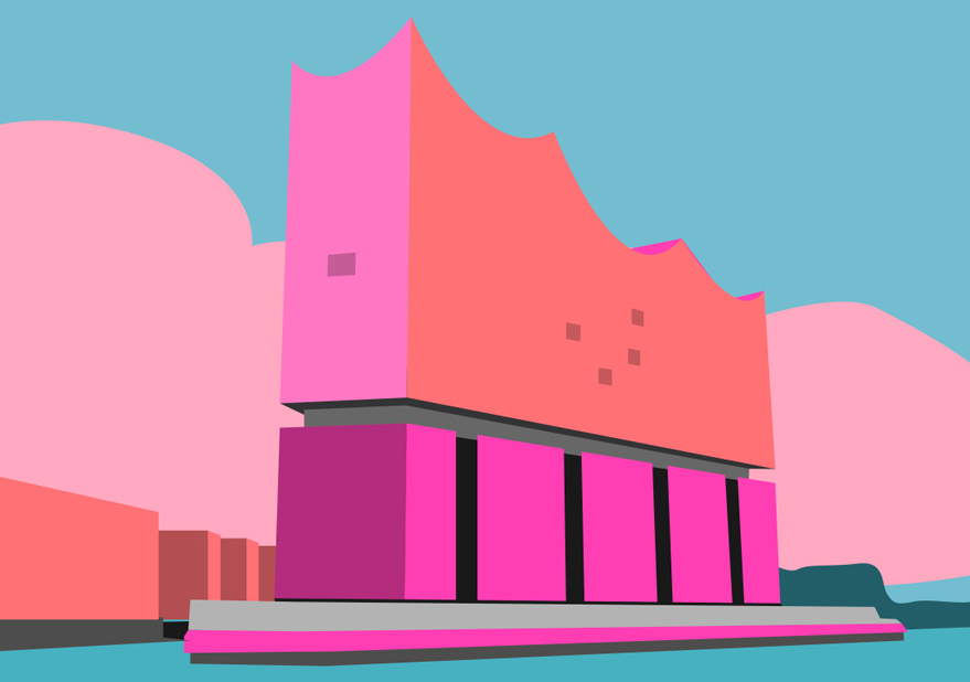 Postkarte -Bon Voyage- Elbphilharmonie, Hamburg Postkarte -Bon Voyage- Elbphilharmonie, Hamburg