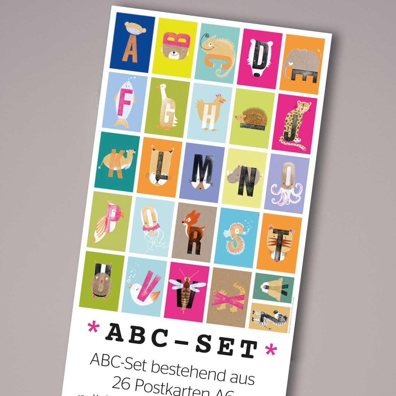 Postkarte - schönegrüsse - Das ABC-Set