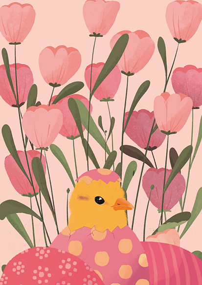 Postkarte - Toni Starck - Osterküken Postkarte - Toni Starck - Osterküken