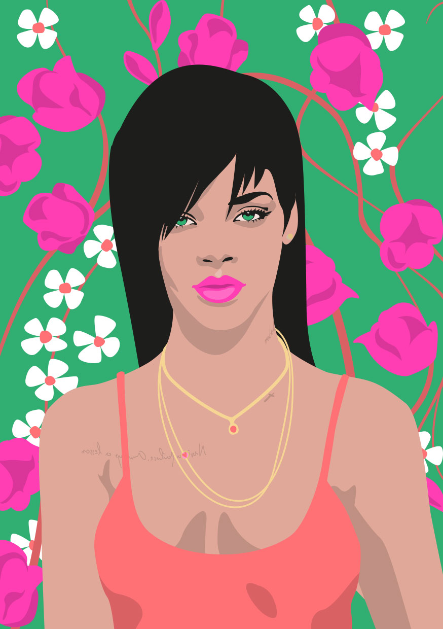 ArtPrint A5 - pop art new generation - Caribbean Pop Star