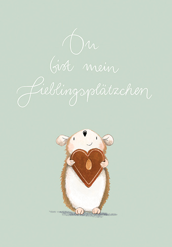 Postkarte - Tabea Güttner - Lieblingsplätzchen
