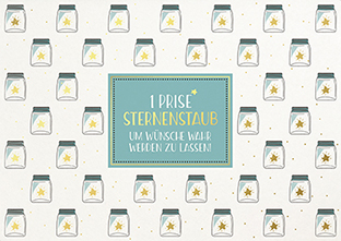 Postkarte - La Card - Sternenstaub