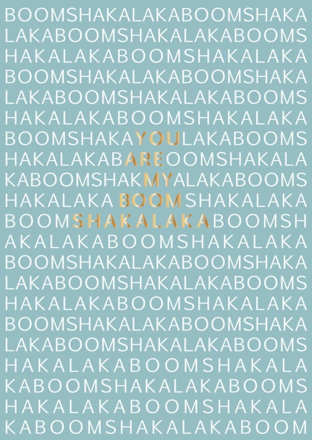 Postkarte - Toni Starck - boomshakalaka