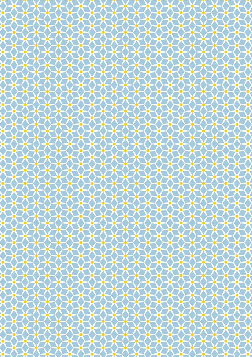 Geschenkpapier - toni starck pattern - Daisy Sky