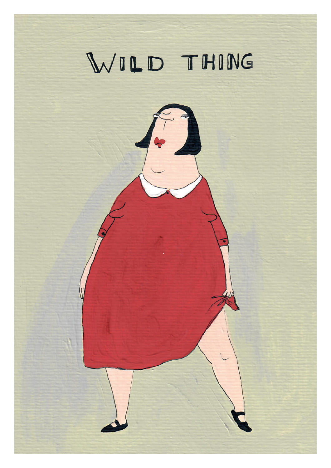 Artprint A4 - kittiekatstudio - wild thing