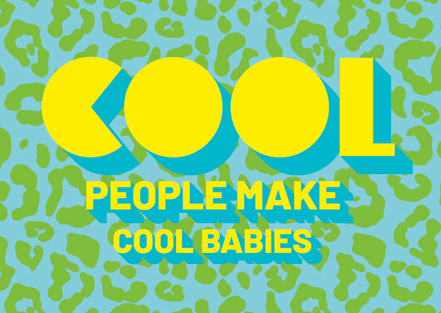 Postkarte - happy wrong - Cool people