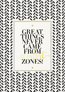 Postkarte - La Card - Comfort Zones